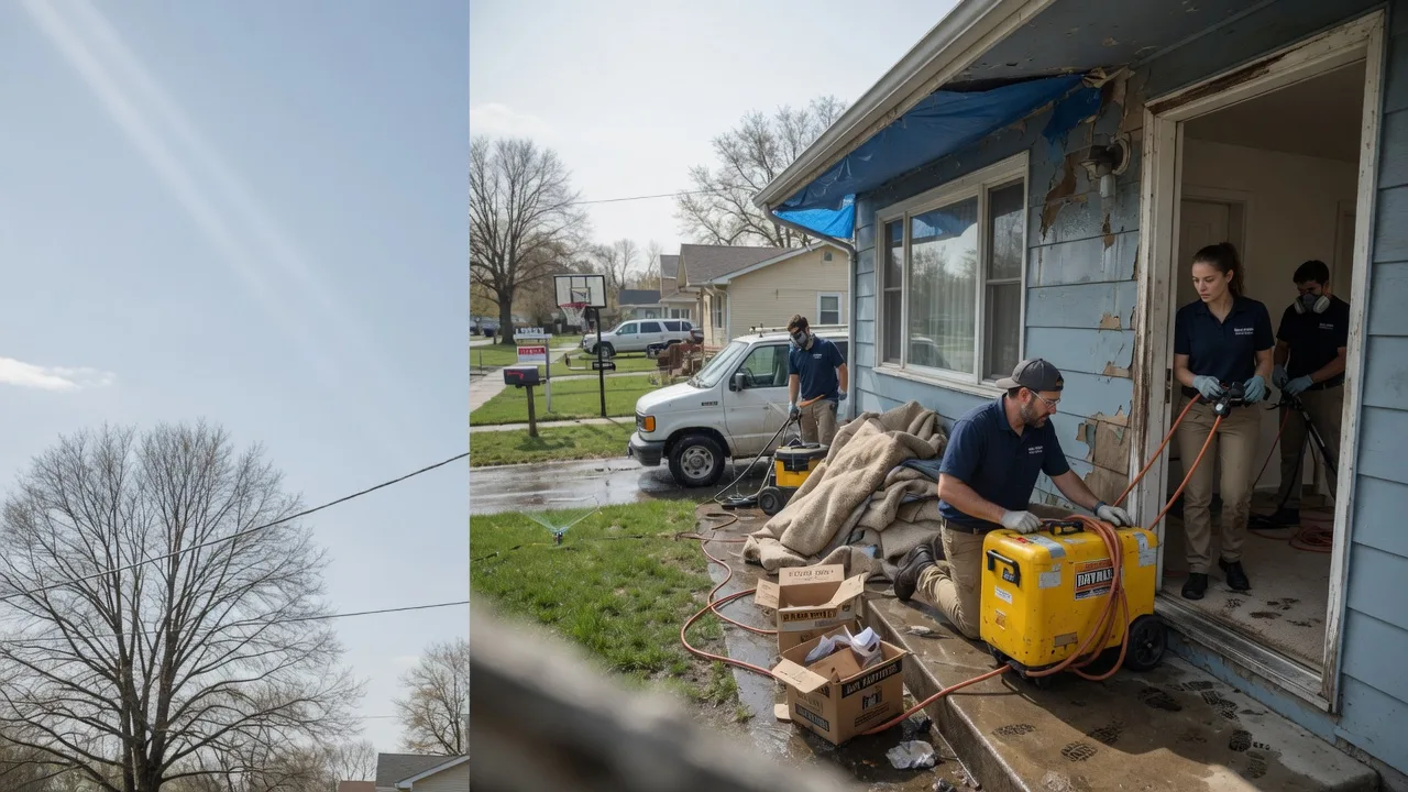 Basement Flood Cleanup in Freetown, IN near me